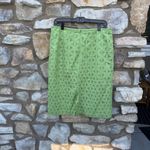 Kasper  Green Eyelet Pencil Skirt linen blend size 12 Photo 3