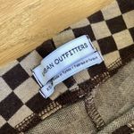 Urban Outfitters  Checkerboard Flare Pants in Brown and Tan Photo 2
