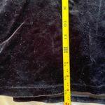 Black velvet mini skirt Photo 6