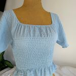 Danna belle ruffle crop top Blue Size XS Photo 1