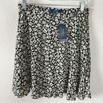 Ralph Lauren Polo  Black White Ditsy Floral Women's A Line Mini Skirt Size 4 NWT Photo 11