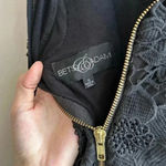 Betsy and Adam  Lace Crochet Peplum Dress with Black Pencil Skirt, Size 10 Photo 9