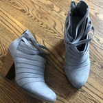 Journee Collection  Selena Ankle Bootie Grey Strappy Photo 0