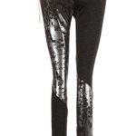 Lululemon ATHLETICA Heathered Gray Wunder Under HR *SE Foil Leggings - US 6 Photo 1