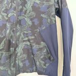 Zyia  Active Navy Blue Camo Lightweight Zip Up Jacket‎ Workout Casual Women's Med Photo 4
