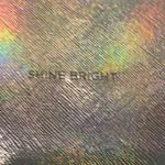 ESTELLA BARLETT Silver Metallic Clutch “Shine Bright” Size Medium NWT Photo 1