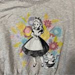 Disney Alice In Wonderland Rabbit Gray Sweatshirt Crewneck Womens Photo 2
