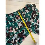 Eloquii NWT Teal Green Floral High Waisted Pull on Flowy Boho Pants Plus Size 16 Photo 2