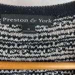 Preston & York  Woven Button Up Long Sleeve Cardigan Sweater M Photo 6