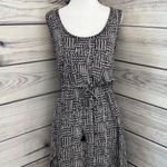 Lucky Brand Linen Black Patterned Dress Photo 2