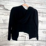 Athleta  Black Clarity Cinch Sweatshirt Cardigan Modal 352771-01 Size XS Photo 3