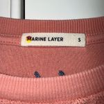 Marine layer Coral Pink "Oh Hey" Graphic Terry Sweatshirt Women's Size S Photo 1