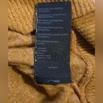 Anthropologie  Small Cropped Crossover Orange Gold Sweater Stretch rayon blend Photo 8