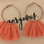 Fringe Hoops Orange Photo 0