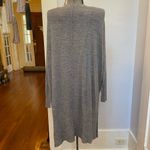 Free People  TGIF Slouchy High-Low Snap Front Cardigan in Heather Gray Size XS Photo 2