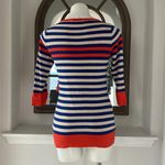 Trina Turk Striped Short Sleeve Knit Top Sweater, Size S EXCELLENT! Photo 5