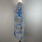 Mara Hoffman Womens Long Sleeve Ponte Shift Dress S Small Black White Blue Star Photo 4