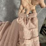 Indigo Soul Babydoll Top Shirt Women 2XL Pink Swiss Dot Summer Fairy Earthy Boho Size undefined Photo 9