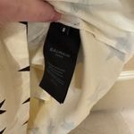 Balmain Authentic NWT  Signature Stars Print T-Shirt - Black & Cream Photo 3