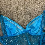 Cinderella  Blue Beaded Maxi Dress Photo 5