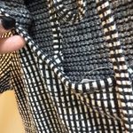 Caution to the Wind  Monochrome Grid Short Sleeve Top Photo 2