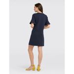 Draper James Navy Blue Short Bell Sleeve Ponte Knit Shift Dress Sz.XXL Photo 2