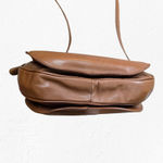 Vintage 1980s Plinio Visona Cognac Brown Leather Hudson’s Crossbody Bag NWT Photo 10