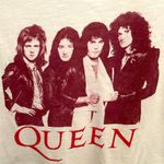 Queen Freddy Mercury graphic band tee M White Size M Photo 2