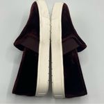 Vince  Blair Velvet Slip On Shoes Size 5 Burgundy Oxblood Photo 8