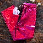 Buddy Love Metallic Electric Pink Pants Size 25 Photo 1