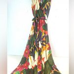 Oysho  M Sleeveless Tropical Colorful Maxi Dress Photo 8