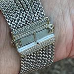 Two Tone Magnetic Rhinestone Bracelet Photo 3