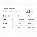 Columbia Ladies  Holly Hideaway Washed Out Blue Shorts size 12‎ Photo 7