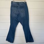 LuLaRoe Women’s 36 Blue Stretchy Denim Jeans Flare Photo 2