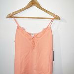 Melrose and Market  peach lined lace tank top new Photo 1