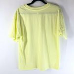 BP Womens T Shirt Top Save the World Crew Neck Short Sleeve Oversized Yellow S Photo 1
