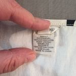 J.Crew White Navy Anchor Print Lined Sleeveless Ruffle A-Line Dress Size 00 Photo 8