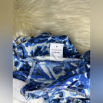 House of Harlow 1960 Melba blue floral ruffle button down dress Sz Medium Photo 6