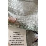 Eyeshadow   ~ V-Neck Blouse ~ Size Small ~ Light Green With Floral Print Photo 5