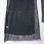 White House | Black Market New! ‎ Long Sleeve Crystal Mesh Mini Dress, size XS Photo 14