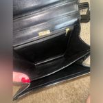 Casa Lopez Vintage Black Leather Snakeskin Alligator Purse Photo 3