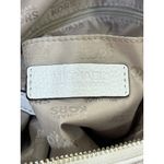 Michael Kors Frances Hobo Bag Purse White Silver Tassel (READ) Photo 11