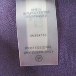 Calvin Klein Plum Purple Long Sleeve Bell Neck Formal Dress Size 2 Extra Small Photo 3