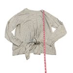 Westbound 3/$15  grey knotted front sweater Photo 3