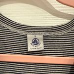 Petit Bateau Women's Iconic Cotton Vest Tank Top Striped Navy White Small Photo 4