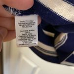 Loft  Navy/White Striped Tank Top Blouse Size Small Photo 2