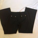 Loft ANN Taylor  Jeans black size 8 stretch wide leg flare Photo 3