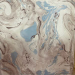 Joie  Paisley Silky Satin Sleeveless Slip Midi Dress Size XL Silver Blue Photo 6