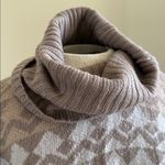 Romeo + Juliet Couture  fringed. Turtleneck poncho Photo 6