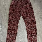L'Agence L’AGENCE Ankle Pants Womens Size 4 Black With Red Polka Dot Photo 7